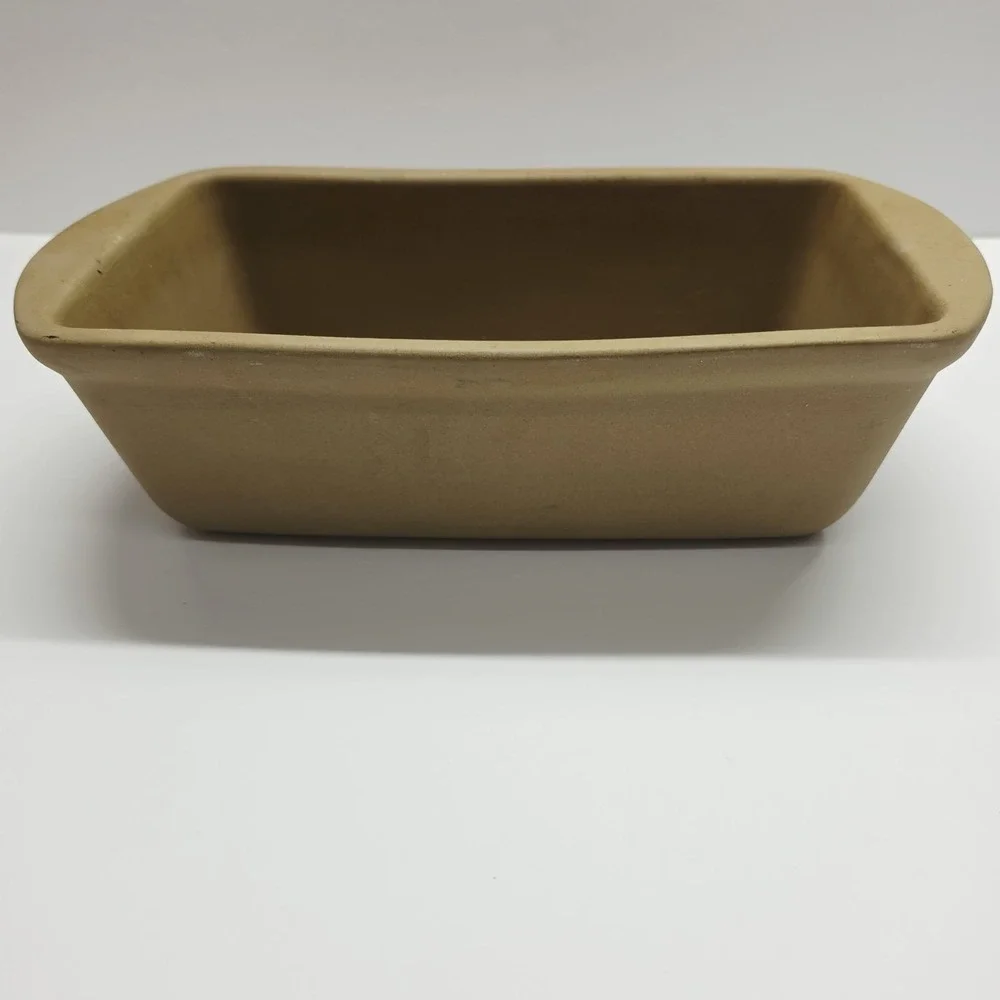 Pampered Chef Family Heritage Collection Stoneware Bread Loaf Pan 9x5 Inch USA